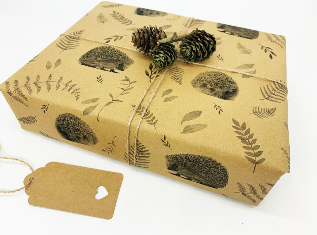 Wrapping paper sheet